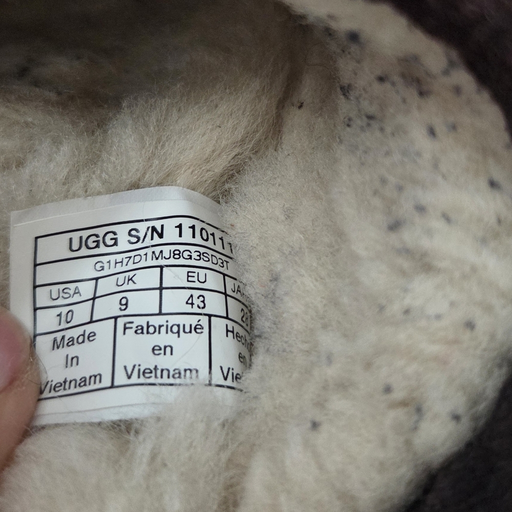 Ugg Mens Scuff Slippers Sz.10 - Picture 7 of 9